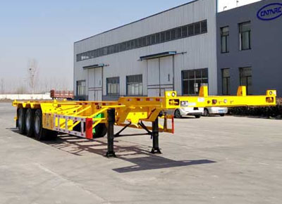 郓翔牌YDX9404TWY型危险品罐箱骨架运输半挂车